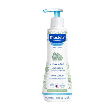 Mustela Hydra Bébé Κρέμα Ενυδάτωσης Σώματος Με Βιολογικό Αβοκάντο - Κανονικό Δέρμα 300mL